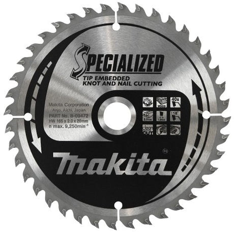 Makita Zubehör Kreissägeblattspitze 190x30x2,0 24t 23g - B-09422