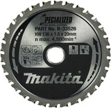 Zubehör für Makita-Kreissägeblatt, Spezialstahl, 136 x 20 x 1,5, 30 Zähne – B-33526