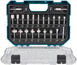 Makita-Zubehör d-74778 | Frässet | 8mm | 22-teilig | im Kunststoffkoffer - D-74778