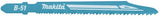 Makita Zubehör Stichsägeblatt HSS Metall 100mm T123x | 5 Stück - b-06476