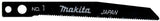 Makita Zubehör Stichsägeblatt Nr. 1 – A-85802