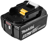 Makita Zubehör Duopack Akku BL1850B 18V 5,0Ah mit Batterieanzeige (2 Stück) 197288-2