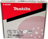 Makita-Zubehör e-02381 | Schleifscheibe | 225mm | k220 | Klettverschluss - e-02381