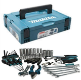 Makita-Zubehör e-11542 | Werkzeugsatz | Makpac-Koffer | 87 Stück - E-11542