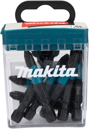Imp Makita Zubehör E-12407 Schlagschrauber-Bit | ph2x50mm | x actblack | 10 Stück - e-12407