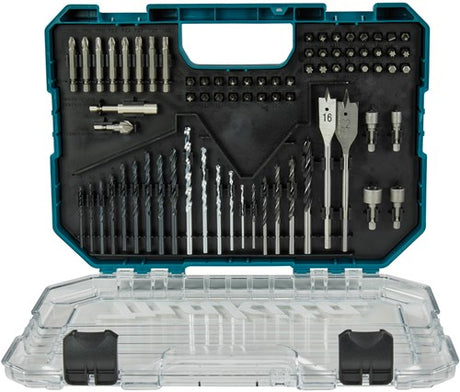 Makita Zubehör E-15126 Bohrer- und Schraubendreher-Bit-Set | 75-teilig | im Kunststoffkoffer E-15126