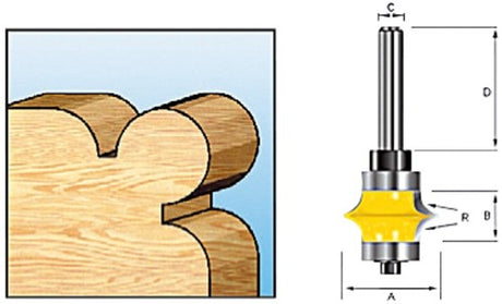 Makita Zubehör Perle prof.fr+l. hm 28,6 mm s8 - d-11710