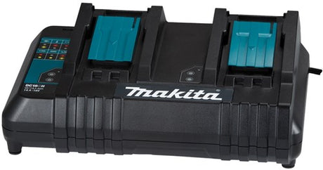 Makita DC18SH Ladegerät zum gleichzeitigen Laden von 2 Akkus – Duo-Ladegerät – DC18SH