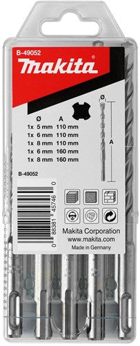 Makita Zubehör P2S SDS-Plus 5 6 8x110 6 8x160 – B-49052
