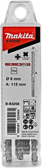 Makita accessoires p4s:sds-plus boor 8x165mm 10st - b-63373