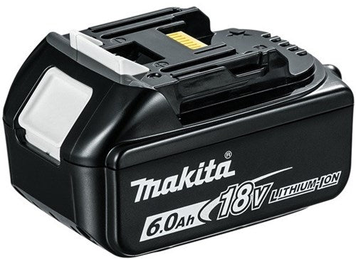 Makita Zubehör Power-Source-Kit 199480-6 – 2x Akku BL1860B 18 V 6,0 Ah mit Batterieanzeige + Ladegerät DC18RC – 199480-6