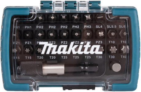 Makita Zubehör Schraubendreher-Bit-Set 32-teilig – D-74762 – D-74762