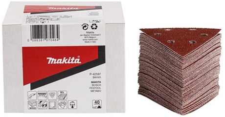 Makita Zubehör Schleifblatt 3-K K100 rot v. - P-42628 - P-42628