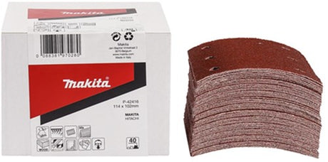 Makita Zubehör Schleifblatt K60 114x102 rot - P-42422 - P-42422