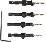 Makita Zubehör Senker-Quad-Schraubendreher-Set – D-73455 – D-73455