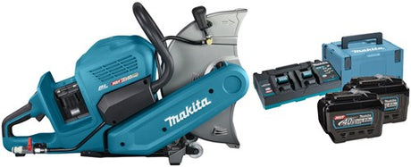Makita ce001gl204 | xgt 2x40v max Trennsäge | 355mm | 8,0 Ah (2 Stück) | Duo-Schnellladegerät | Im Karton mbox ce001gl204