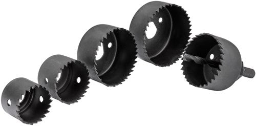 Makita accessories hole saw set hss 6-piece - d-70203 - d-70203