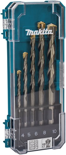 Makita-Zubehör d-72877 | TCT-Bohrer-Set | 5-teilig - d-72877