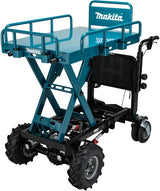 Makita dcu601z lxt 2x18 V Akkutransporter mit Scherenhebebühne | ohne Akku und Ladegerät | in der Kiste – dcu601z