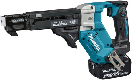 Makita dfr551rtj | 18v | Schraubenmaschine | 25-55mm | 5,0 Ah (2 Stück) | Schnellladegerät | in mbox dfr551rtj