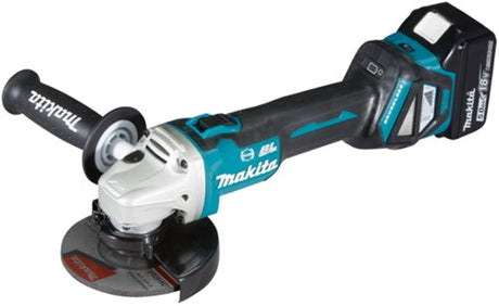 Makita dga513rtj 18v Winkelschleifer 125mm | inklusive Akkus und Ladegerät in M-Box