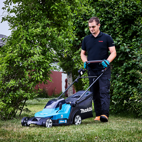Makita Akku-Rasenmäher 43 cm 2x18 V 5,0 Ah
