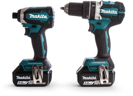 Makita dlx2180tj1 – Akku-Schlagbohrschrauber DHP484 + Akku-Schlagschrauber DTD153, 18 V, 5,0 Ah, Li-Ion + 3. Akku