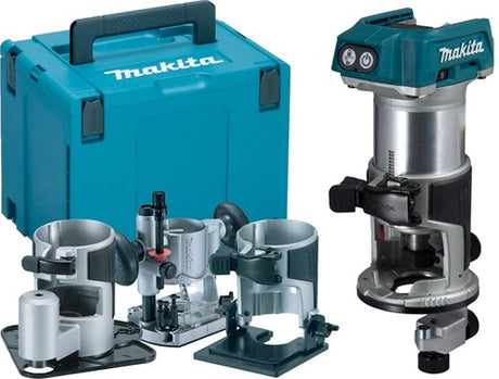 Makita drt50zjx3 Akku-Fräsmaschine 18 V Li-Ion | ohne Akkus und Ladegerät in M-Box