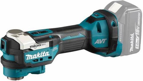 Makita dtm52zjx2 18 V Multifunktionswerkzeug ohne Akkus und Ladegerät, mit Zubehörset in M-Box | ohne Ladegerät - dtm52zjx2