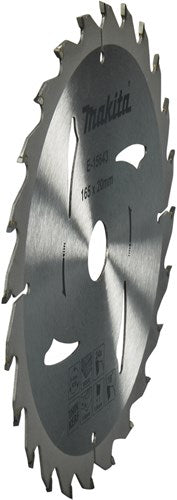 Zubehör für Makita-Kreissägeblätter für Holz | ø 165mm Achsloch 20mm 24t - e-15643