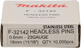 Makita accessoires makita f-32142 pin vk 18mm rvs