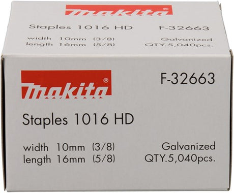 Makita-Zubehör nicht 16 mm verzinkt. 1016hd - f-32663