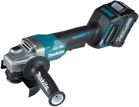 Makita battery angle grinder 125mm xgt 40v max 4.0ah
