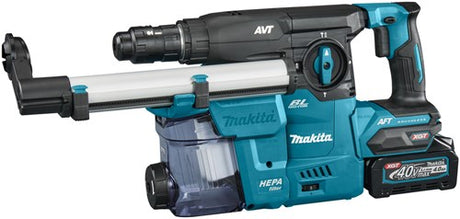 Makita HR009GM202 Akku-Kombihammer | 40 V max. | sds-plus | 2 x 4,0 Ah Akku + Schnellladegerät | im Kunststoffkoffer - hr009gm202