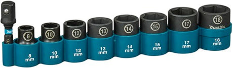 Imp Makita Schlagschrauber-Set Act Black, 3 8 9-teilig – E-16639