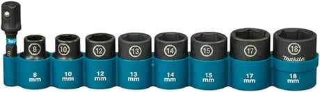 Imp Makita Schlagschrauber-Set Act Black, 3 8 9-teilig – E-16639