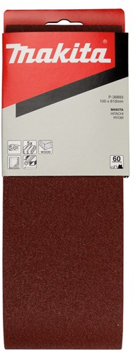 Makita Zubehör Schleifband K60 100x610 rot - P-36893