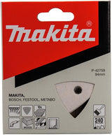Makita Zubehör Makita P-42759 Schleifblatt 3-k K240 weiß v.