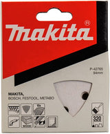 Makita Zubehör Schleifblatt 3-K K320 weiß v. - P-42765