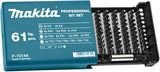 Makita Zubehör Schraubendreher-Bit-Set 61-teilig – P-70144 – P-70144