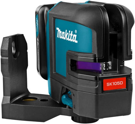Makita sk105dz Kreuzlinienlaser rot ohne Akkus und Ladegerät, im Karton mit Tasche – sk105dz
