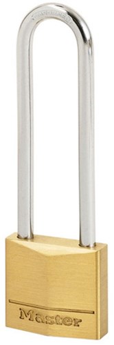Masterlock 30mm - 64mm hardened steel shackle, 5mm diam. - double locking - 4-pin - 130eurdlj