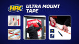 Hpx producten dubbelzijdig tape ultra mount transparant 19mm x 10m
