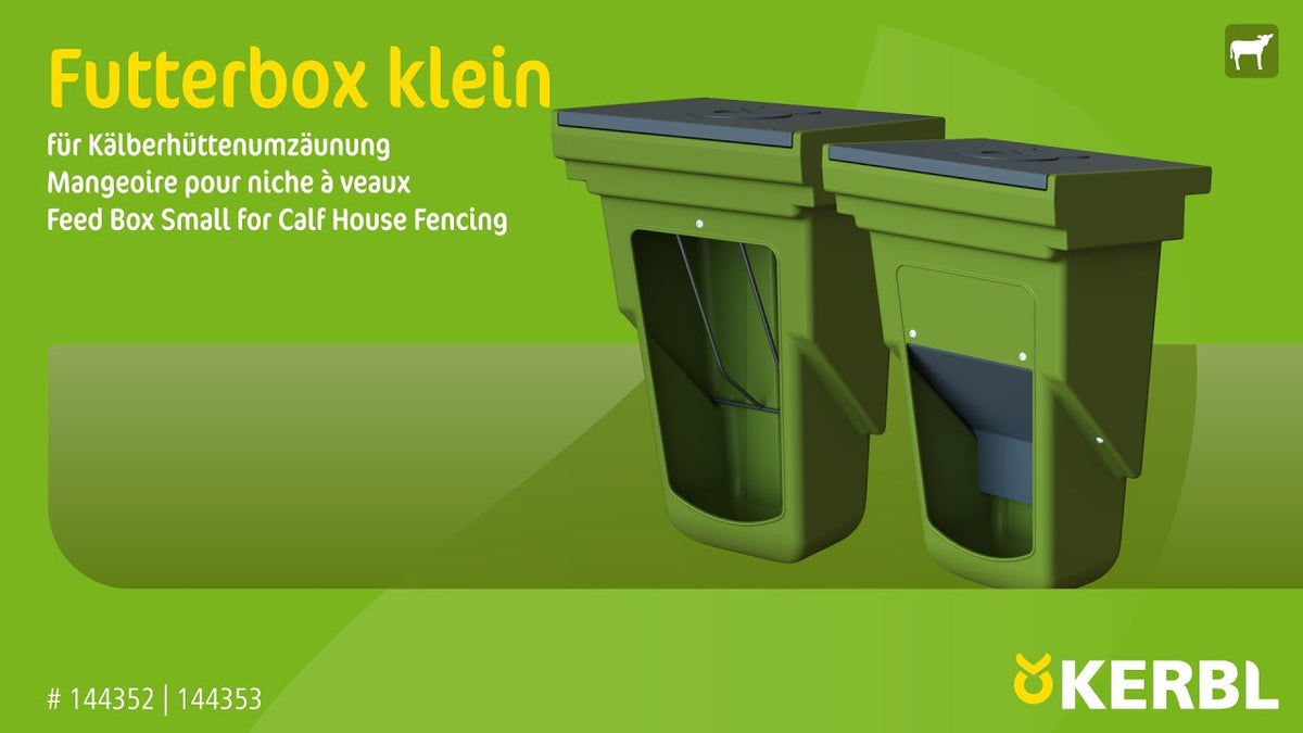Abi Products Kombi-Futterbox kleiner Kälberkäfigzaun