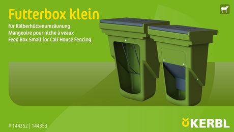 Abi Products Kombi-Futterbox kleiner Kälberkäfigzaun