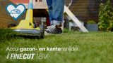 Gloria Finecut 18V Kompakt-Rasenmäher