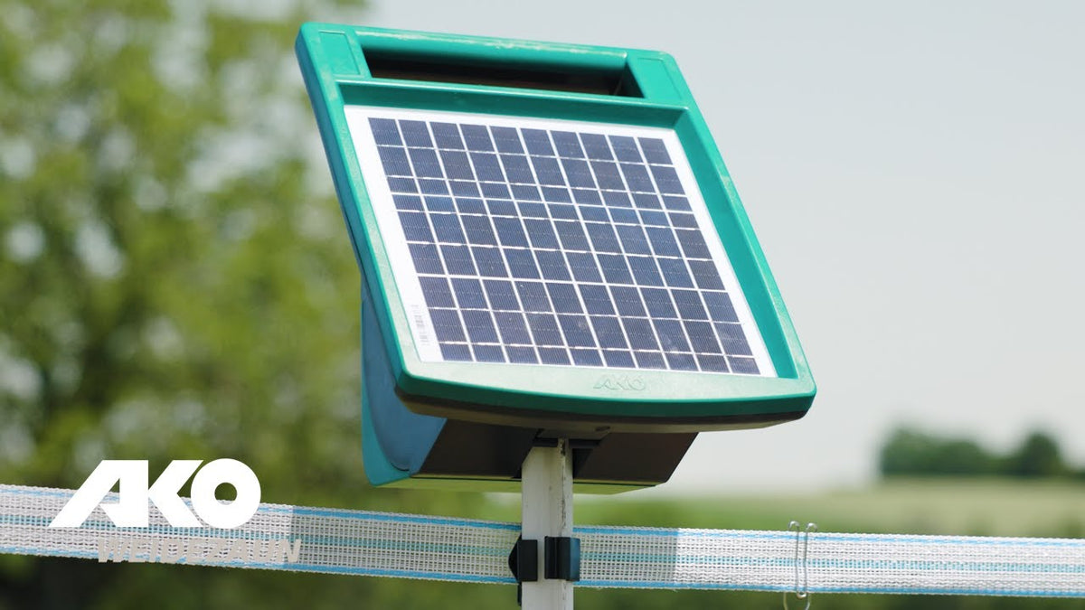 Ako Products Sun Power S1000 Weidezaungerät mit Solarpanel