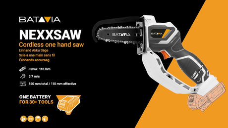 Batavia nexxsaw Kettensäge maxxpack 18v2ah Batterieladegerät
