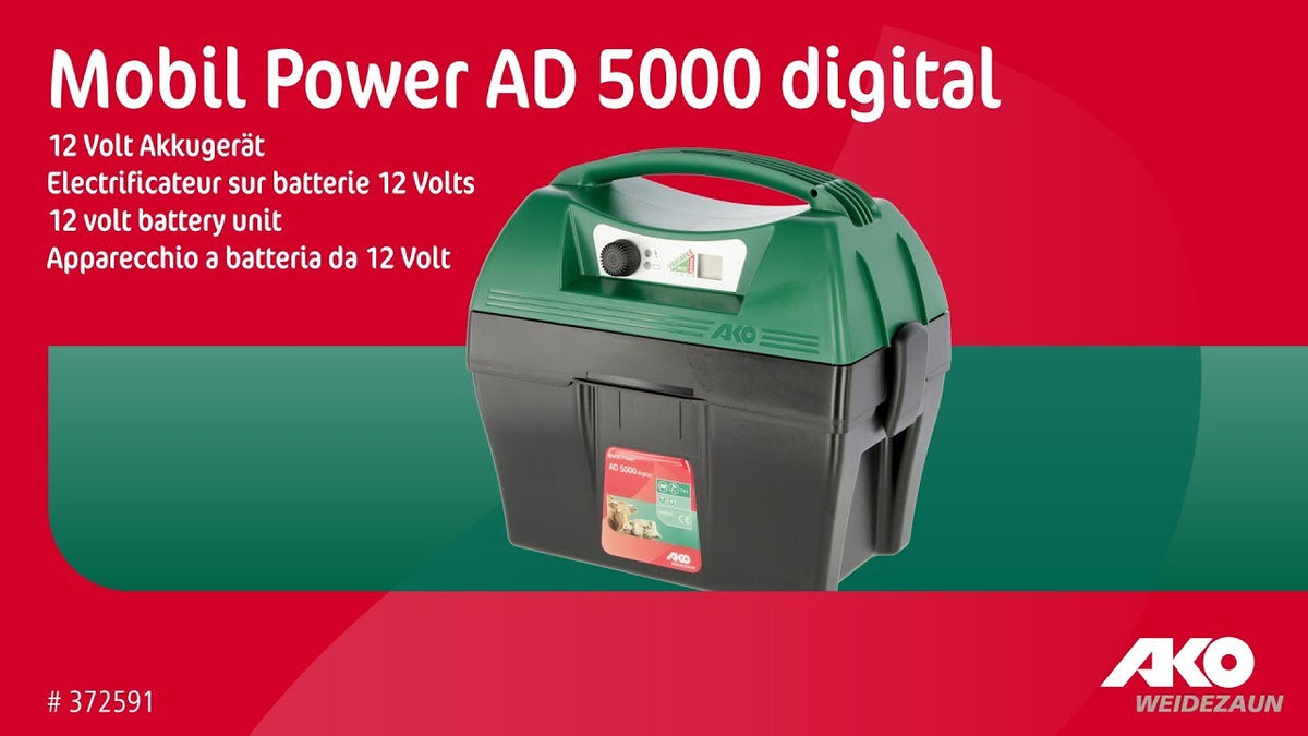 Ako Products Mobil Power Ad 5000 digitales 12-V-Batteriegerät