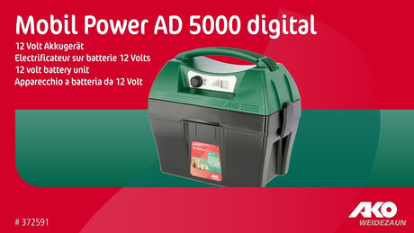 Ako Products Mobil Power Ad 5000 digitales 12-V-Batteriegerät